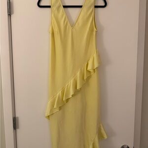 H&M Yellow Ruffle Dress
